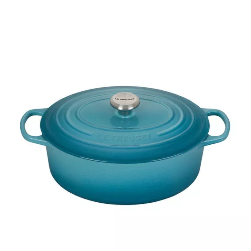 6-75-qt-signature-oval-dutch-oven-caribbean –6.75 qt. Signature Oval Dutch Oven – Caribbean