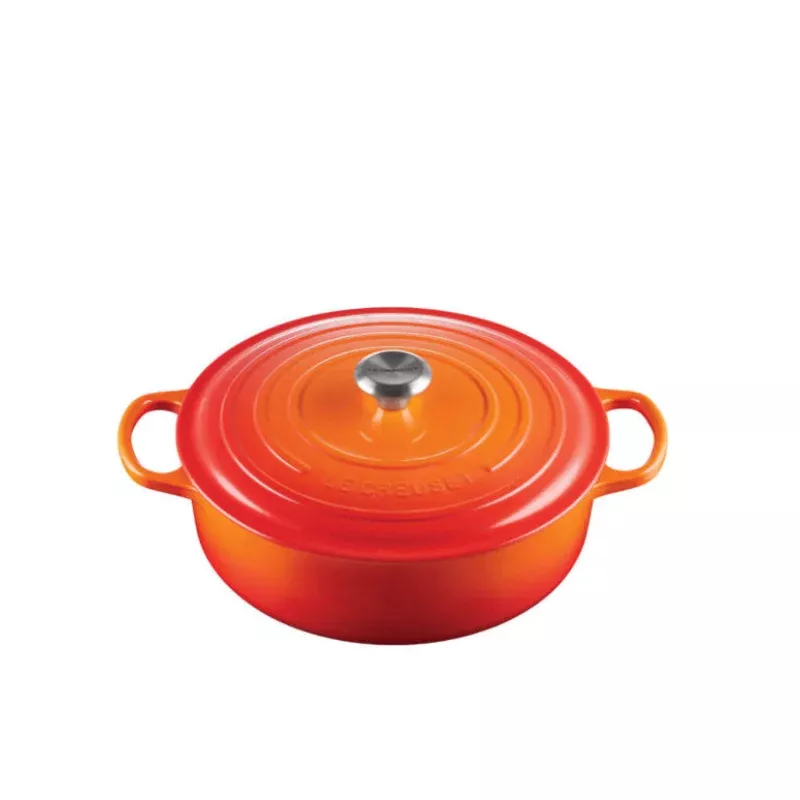 6-75-qt-signature-widedutch-oven-flame –6.75 qt Signature WIDEDutch Oven – FLAME