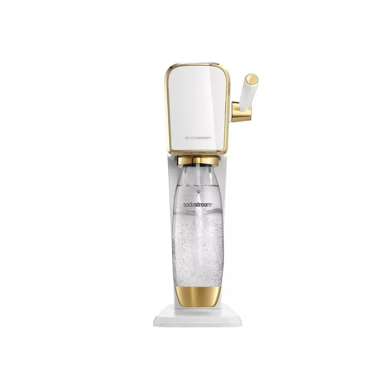 art-sparkling-water-maker-with-co2-carbonating-bottle-white-gold Art Sparkling Water Maker with CO2 and Carbonating Bottle White/Gold