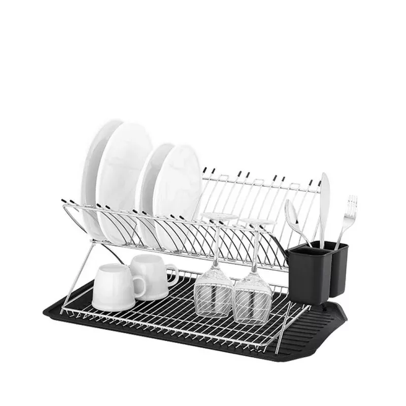 avanti-reno-2-tier-stainless-steel-dish-rack Avanti Reno 2 Tier Stainless Steel Dish Rack