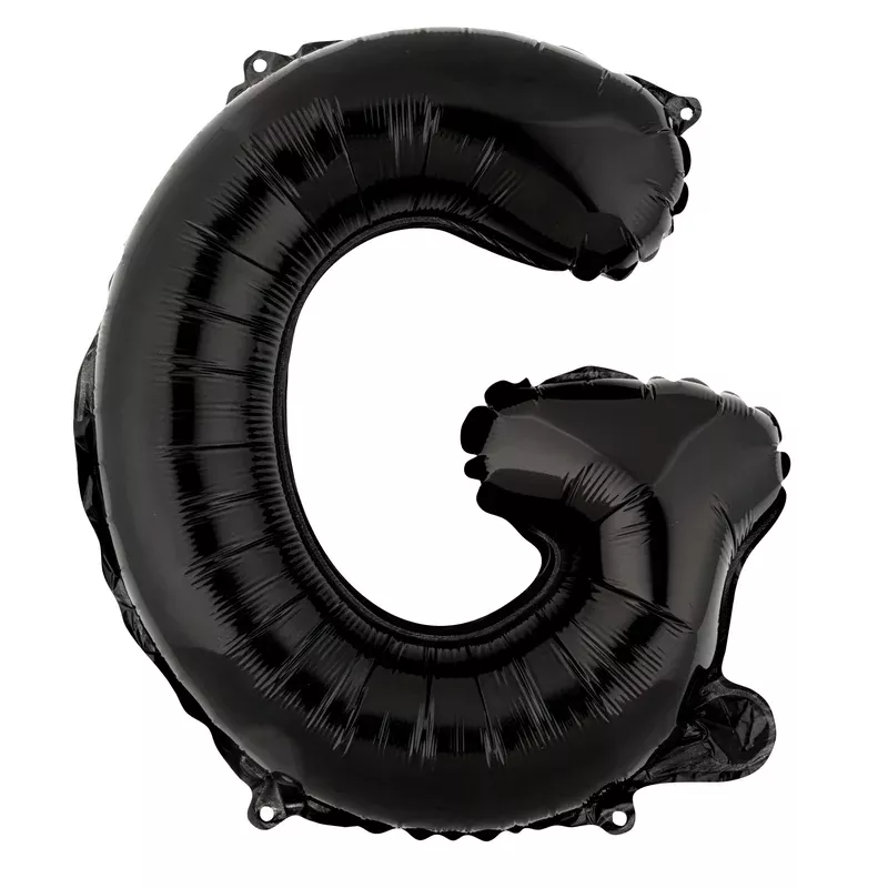 Balloon Mylar Balloonify 16 Inch Letter G Black1 – 1 EACH