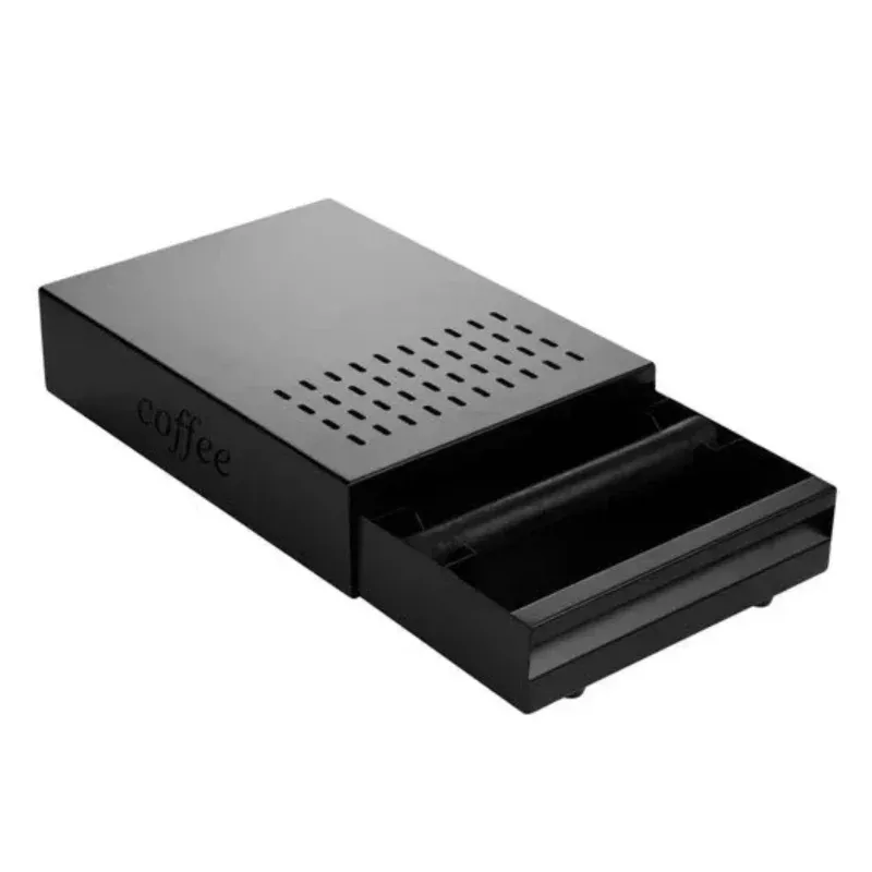 bellucci-stainless-steel-black-coffee-knock-box-drawer Bellucci – Stainless Steel Black Coffee Knock Box Drawer