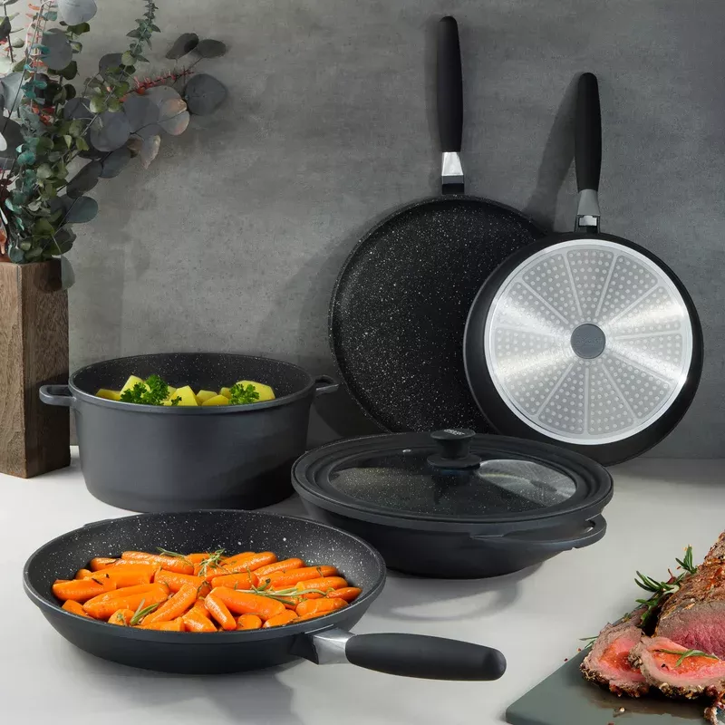 berghoff-eurocast-6pc-chef-add-on-cookware-set-large-size-pots-pans BergHOFF EuroCAST 6Pc Chef Add-on Cookware Set – Large Size Pots and Pans