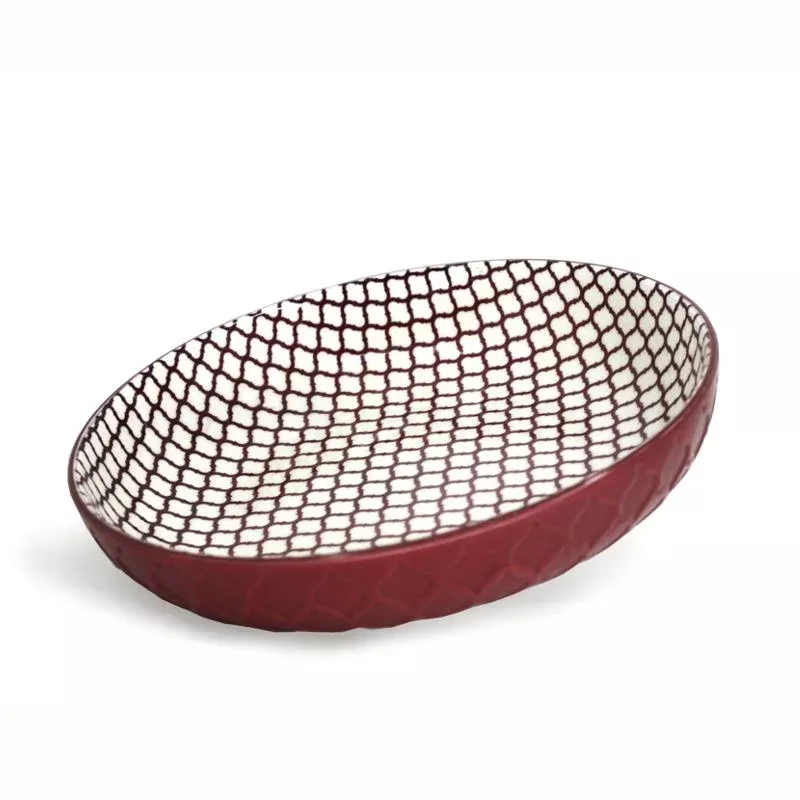 bia-textured-shallow-bowl-red BIA Textured Shallow Bowl – Red