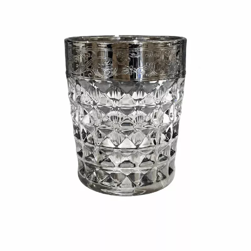 bohemia-crystal-diamond-tumbler-set-6-pcs-230ml-silver-grey Bohemia Crystal – Diamond Tumbler Set 6 Pcs – 230ml – Silver & Grey