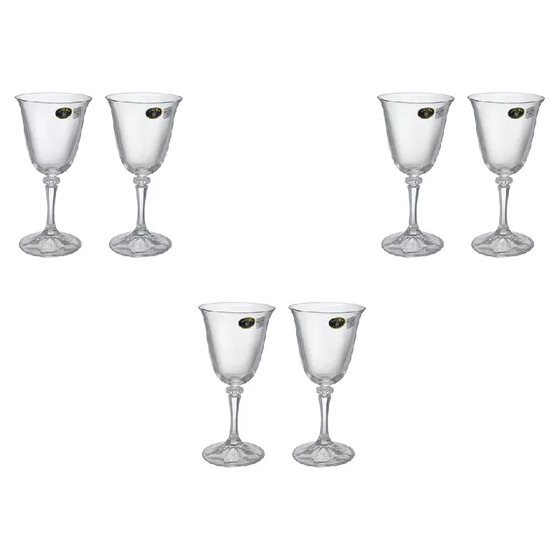 bohemia-crystal-goblet-glass-set-6-pieces-185ml Bohemia Crystal – Goblet Glass Set 6 Pieces – 185ml
