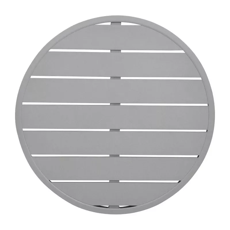 bolero-aluminium-round-table-top-light-grey-580mm-fx038 Bolero Aluminium Round Table Top Light Grey 580mm – FX038