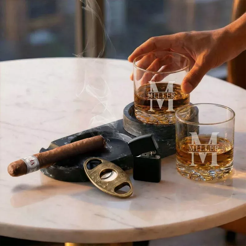 bolton-cigar-ashtray-glassware-5-pc-set-custom-cigar-gift-set Bolton Cigar Ashtray & Glassware 5 Pc Set – Custom Cigar Gift Set