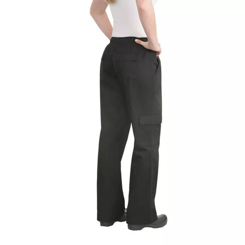 chef-works-cpwoblks-women-s-black-cargo-chef-pants Chef Works CPWOBLKS Women’s Black Cargo Chef Pants