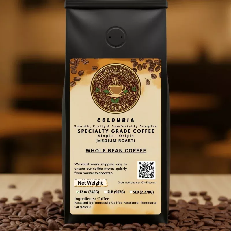 Colombia –Medium Roast Single Origin Coffee