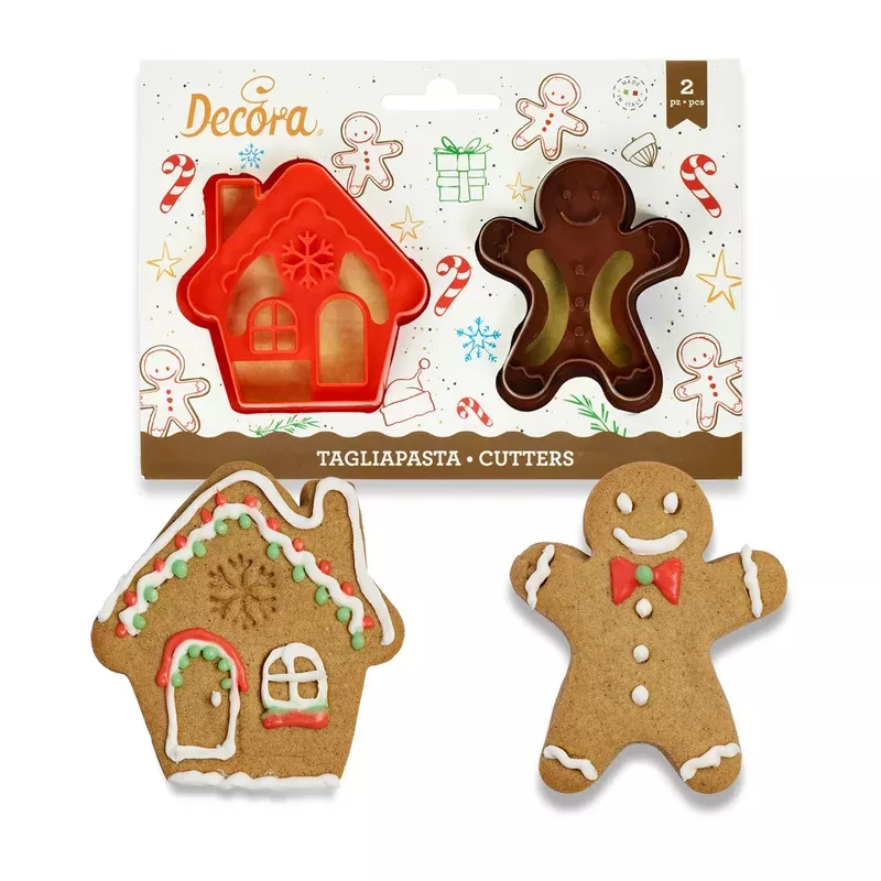 decora-gingerbread-man-house-cutter-set Decora Gingerbread Man & House Cutter Set