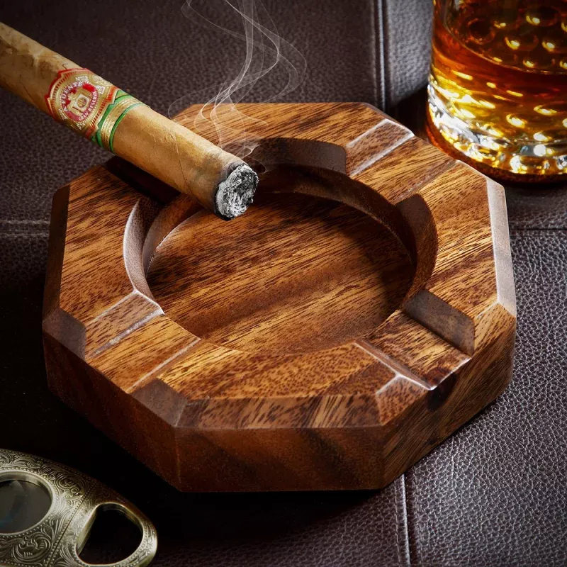 ellington-cigar-ashtray-wood-natural-add-on Ellington Cigar Ashtray, Wood Natural add-on
