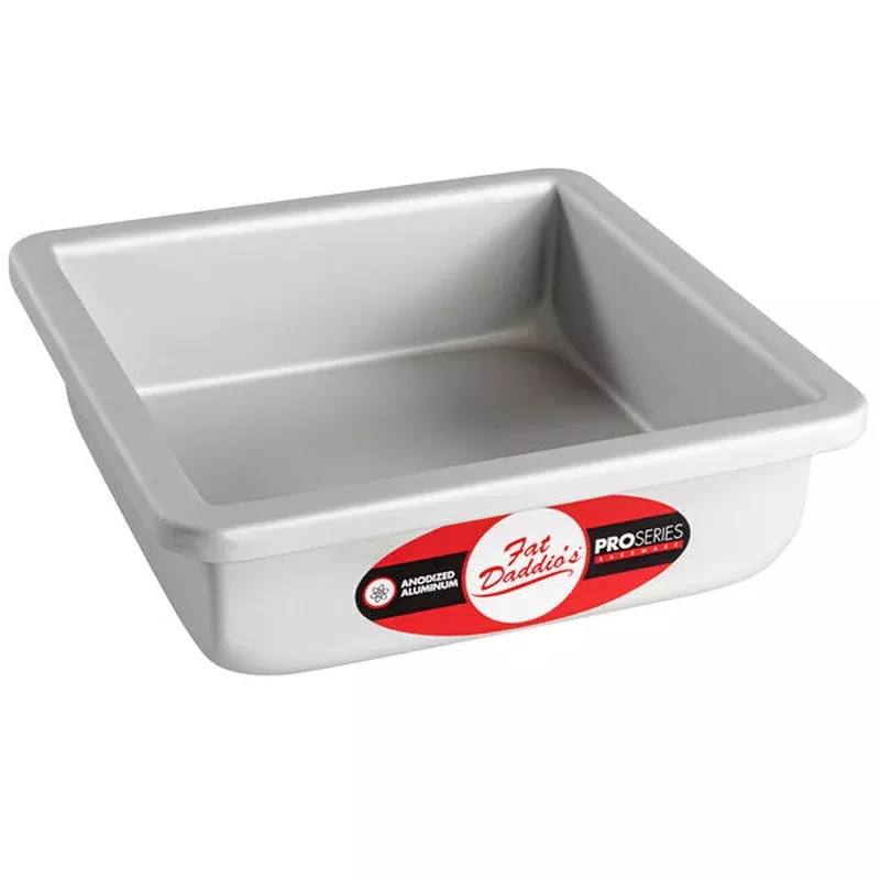 fat-daddios-pro-series-bakeware-square-6-x-6-x-2-anodized-aluminum-straight-side Fat Daddios Pro Series Bakeware Square 6 x 6 x 2″ Anodized Aluminum Straight Sided Cake Pan