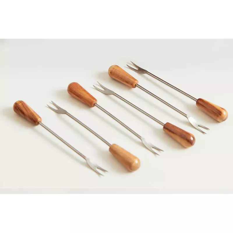 italian-olivewood-aperitivo-forks Italian Olivewood Aperitivo Forks ()