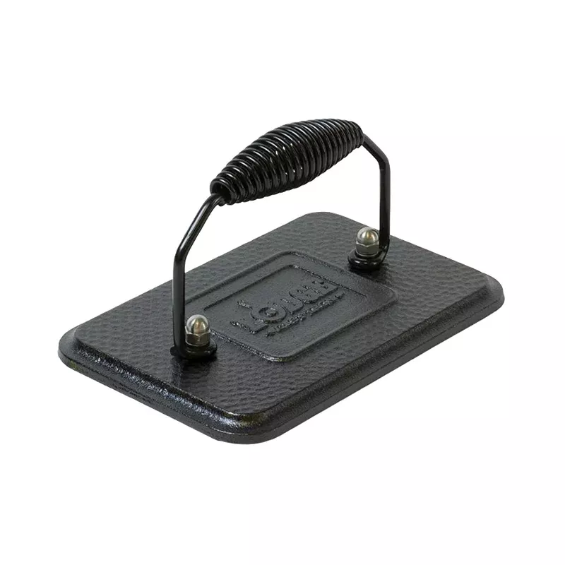 lodge-cast-iron-rectangular-grill-press Lodge Cast Iron Rectangular Grill Press