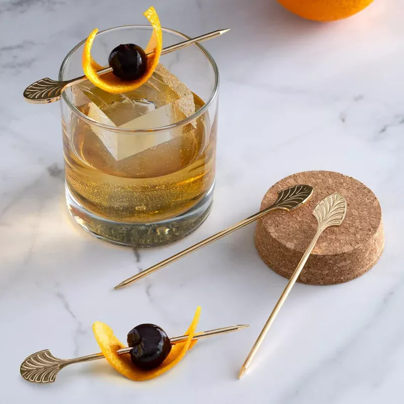 monaco-cocktail-picks-gold Monaco Cocktail Picks, Gold