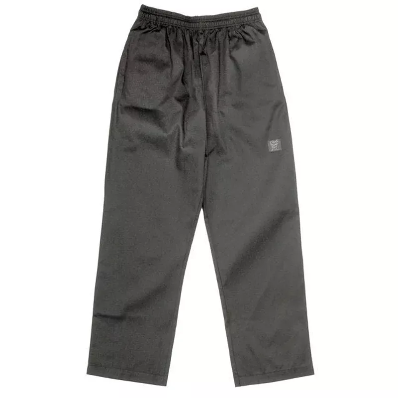 Pants Chef Black 3X-Large Poly/Cotton Blend Baggy1 – 1 EACH