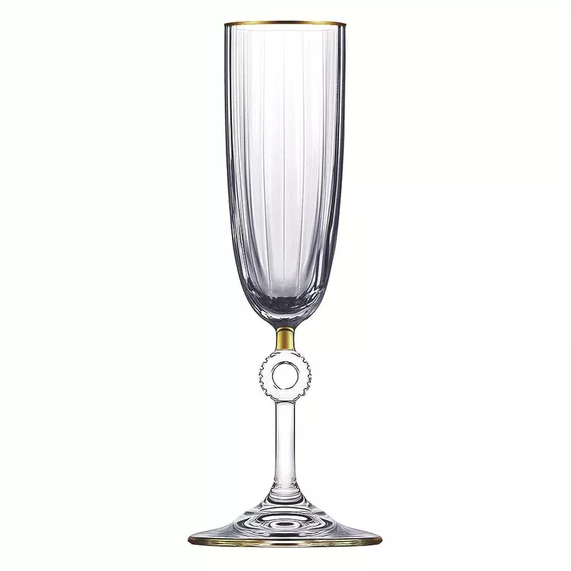 pasabahce-flute-glass-set-6-pieces-gold-170ml Pasabahce – Flute Glass Set 6 Pieces – Gold – 170ml