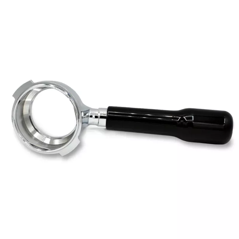 pasquini-bezzera-bottomless-portafilter-black-handle-w-filter-basket Pasquini/Bezzera Bottomless Portafilter Black Handle w/ Filter Basket