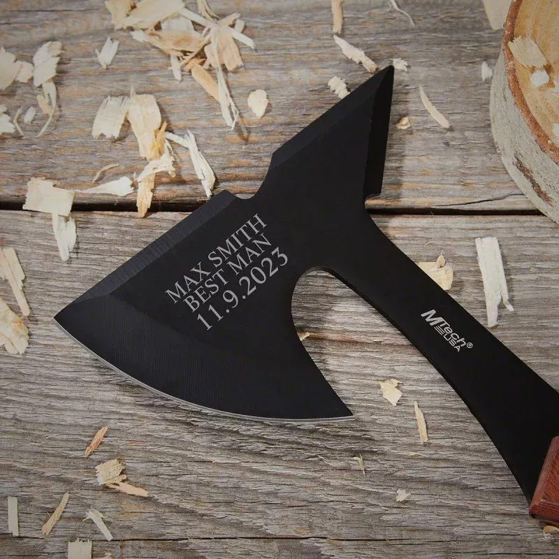 personalized-9-inch-hatchet-best-man-gifts Personalized 9 Inch Hatchet for Best Man Gifts