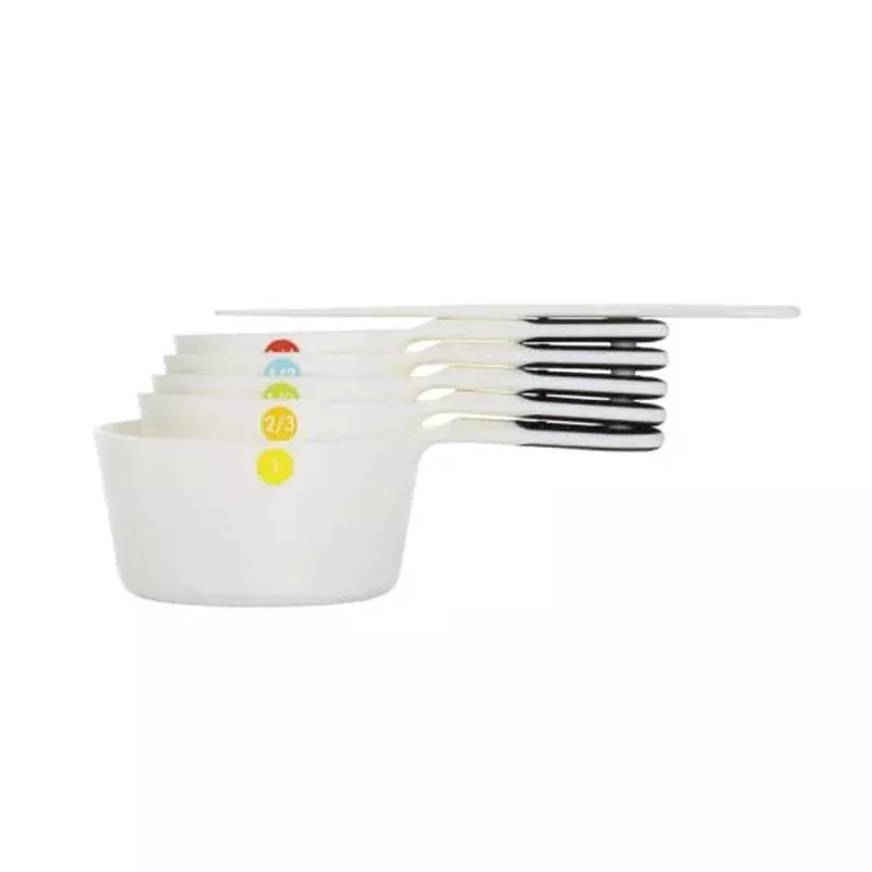 plastic-measuring-cups-snaps-wht-6-pc PLASTIC MEASURING CUPS SNAPS WHT 6 PC