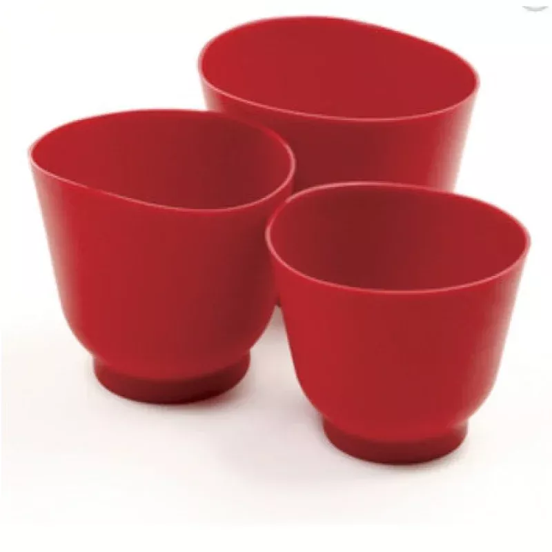 red-silicone-bowls-set-3 –Red Silicone Bowls set of 3