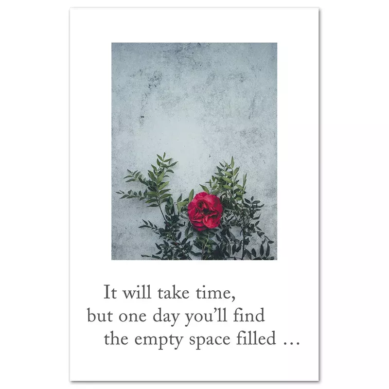 Rose Wall Condolence Card