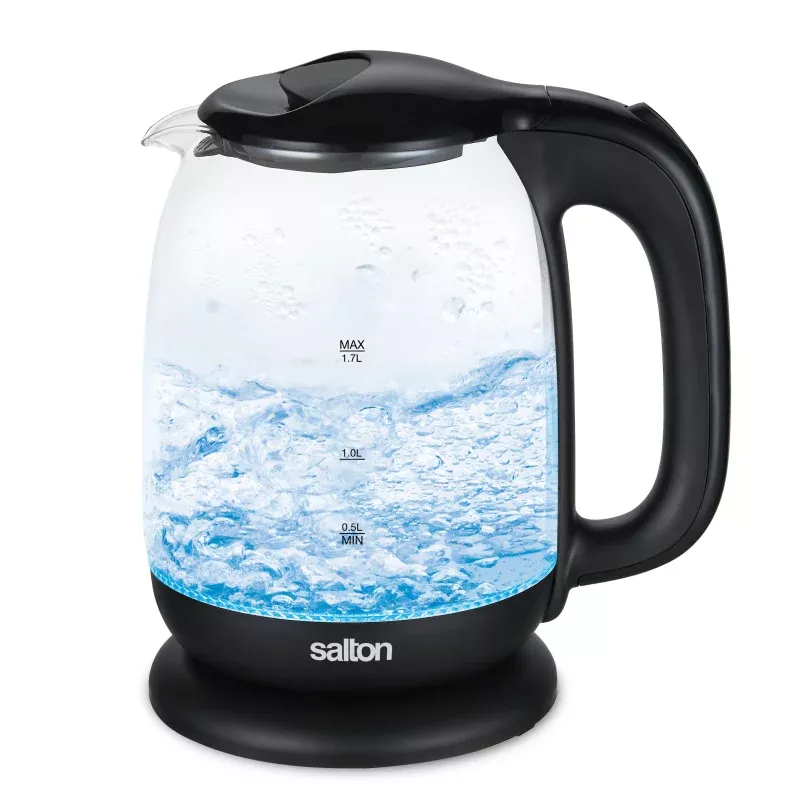 Salton Cordless Electric Glass Kettle – 1.7L