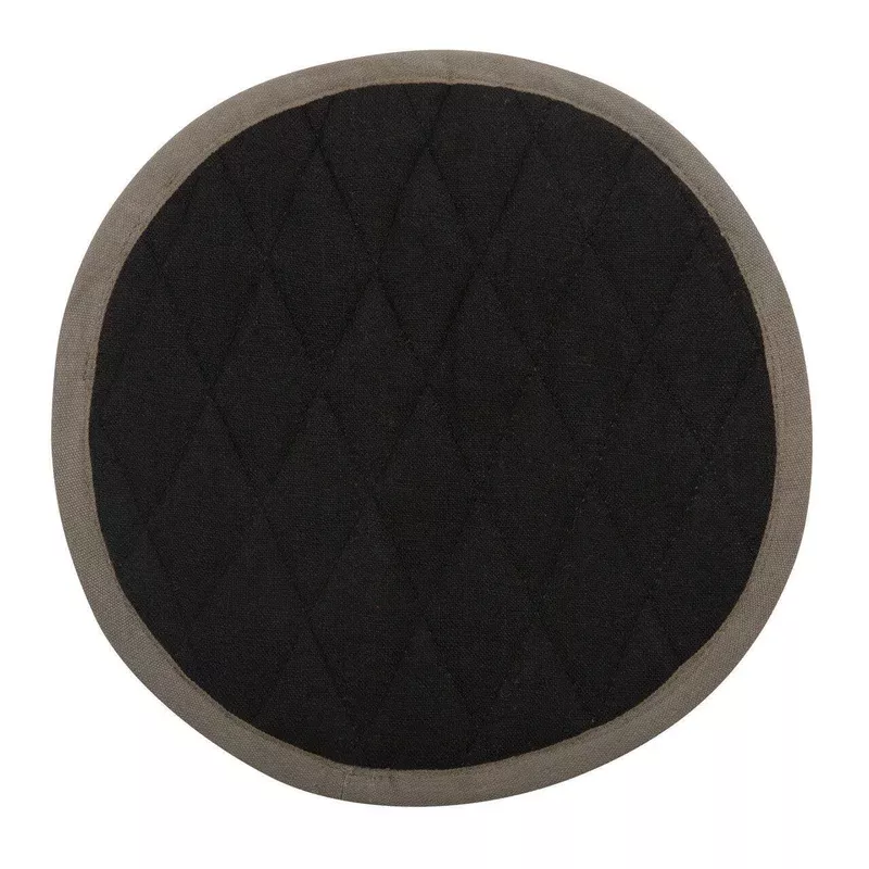 sir-madam-linen-pot-holder-single-faded-black Sir|Madam | Linen Pot Holder Single Faded Black