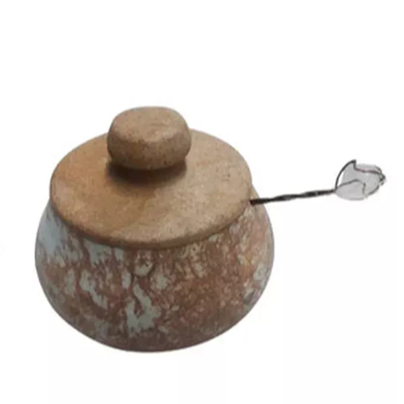 soapstone-condiment-container-w-spoon SOAPSTONE CONDIMENT CONTAINER W/SPOON