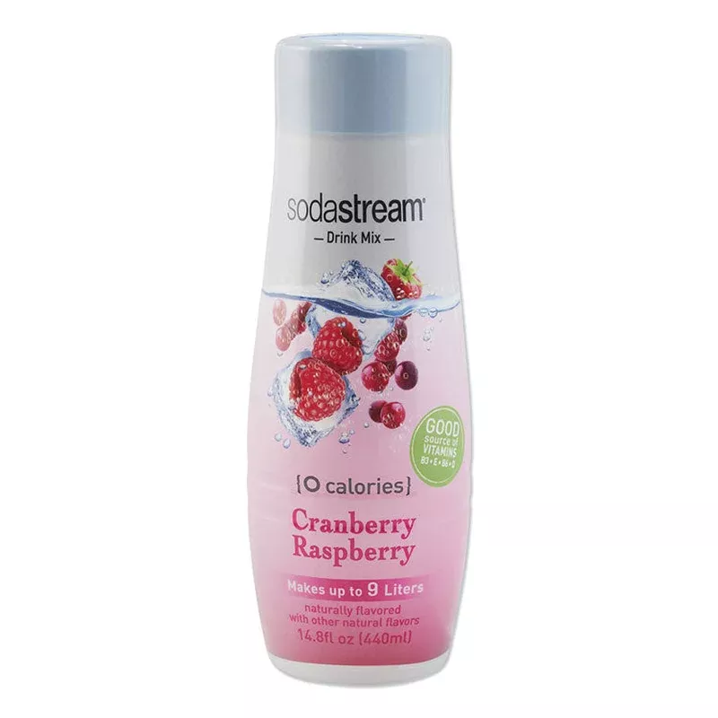 SodaStream Drink Mix Cranberry Raspberry Zero Calorie 14.8 oz (PEP1024257011) Each