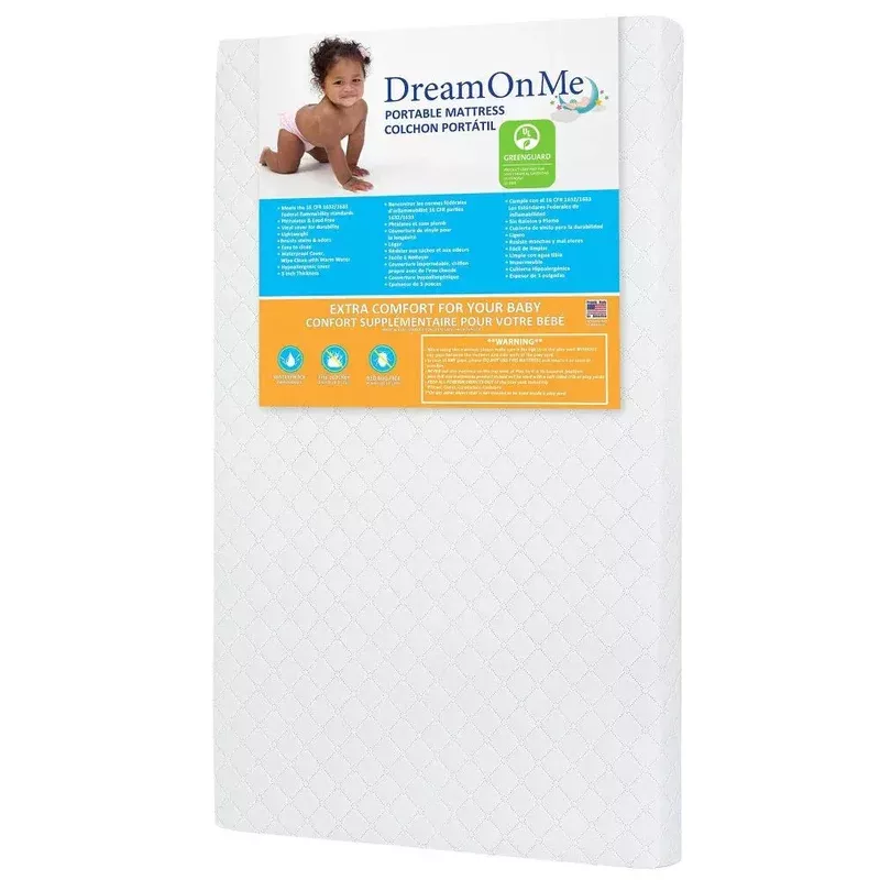 sunset-3-extra-firm-fiber-crib-mattress-white Sunset 3 Extra Firm Fiber Crib Mattress White