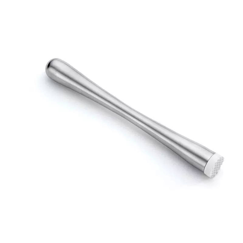 tablecraft-muddler-with-plastic-tip-stainless-steel TableCraft Muddler with Plastic Tip Stainless Steel