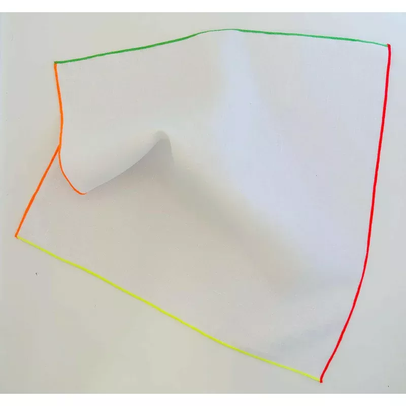 tisch-new-york-white-linen-napkins-neon-hem Tisch New York | White Linen Napkins () – Neon Hem