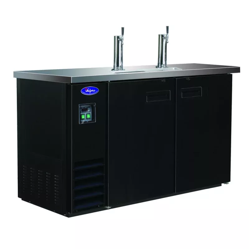 valpro-vpbd2-2-two-door-49-kegerator-draft-beer-dispenser-two-towers-two-taps-11 Valpro VPBD2-2, Two Door 49″ Kegerator Draft Beer Dispenser, Two Towers/Two Taps, 115v