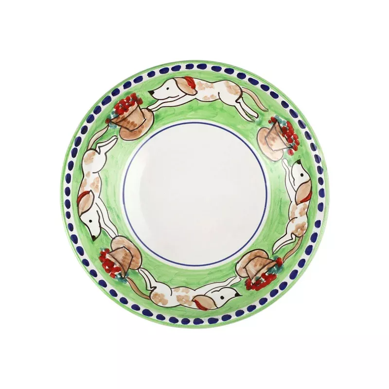 Vietri Campagna Cane Coupe Pasta Bowl