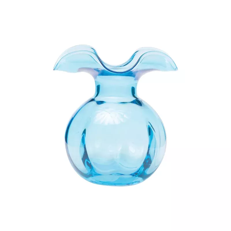 vietri-hibiscus-glass-aqua-bud-vase Vietri Hibiscus Glass Aqua Bud Vase