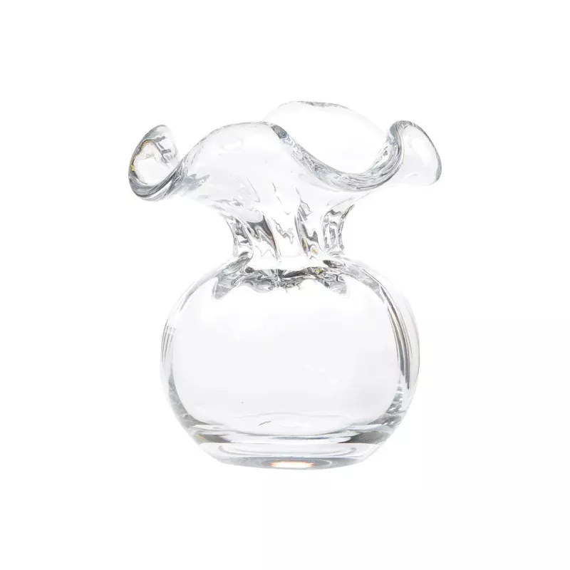 vietri-hibiscus-glass-clear-bud-vase Vietri Hibiscus Glass Clear Bud Vase
