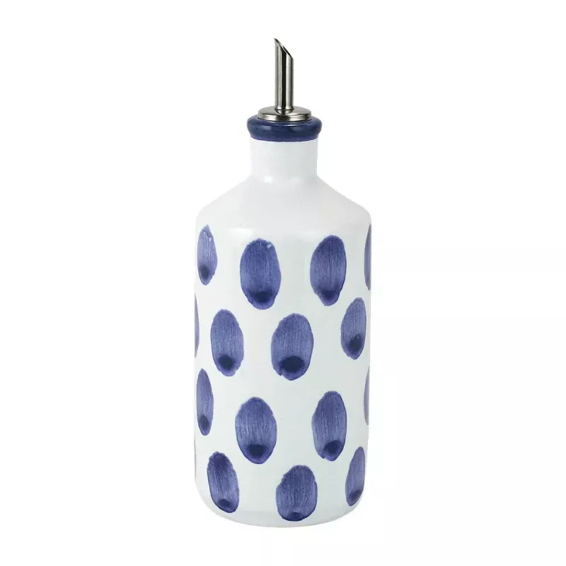 viva-by-vietri-santorini-dot-olive-oil-bottle Viva By Vietri Santorini Dot Olive Oil Bottle