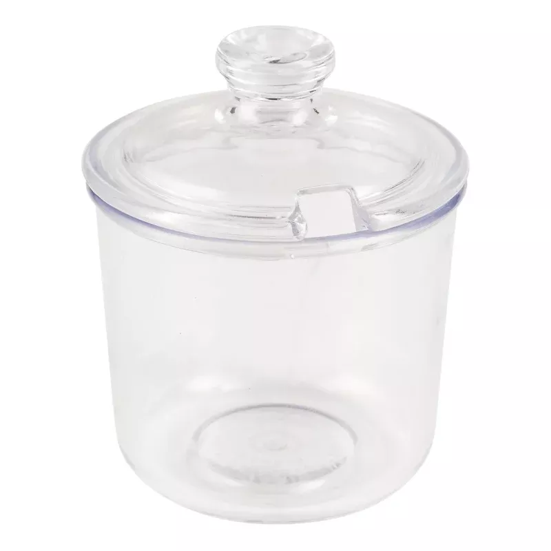 vollrath-dripcut-condiment-jar-lid-set-8-oz-plastic-clear Vollrath Dripcut Condiment Jar and Lid Set 8 oz Plastic Clear