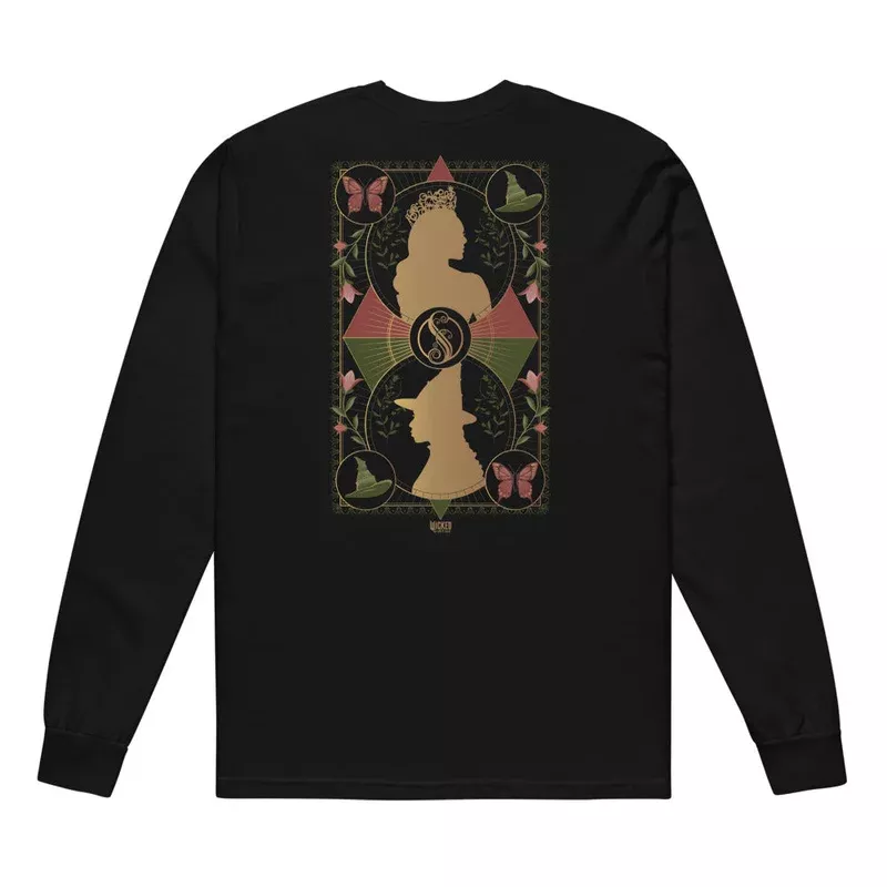 wicked-enchanted-elements-elphaba-glinda-heavyweight-long-sleeve-t-shirt Wicked Enchanted Elements Elphaba & Glinda Heavyweight Long Sleeve T-Shirt