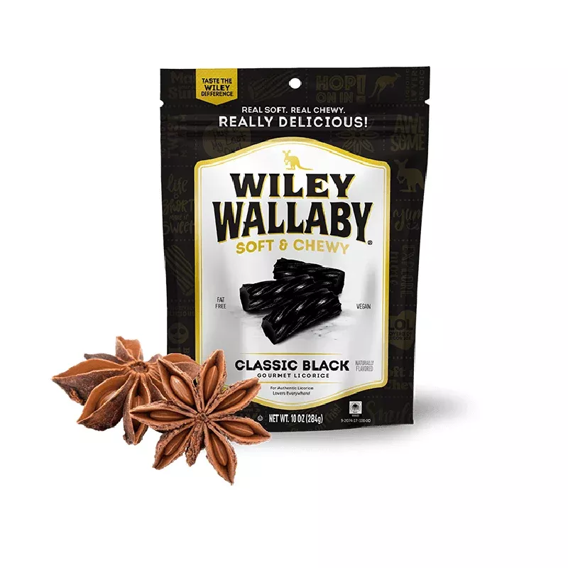 wiley-wallaby-soft-chewy-classic-black-licorice-10-oz Wiley Wallaby Soft & Chewy Classic Black Licorice 10 oz