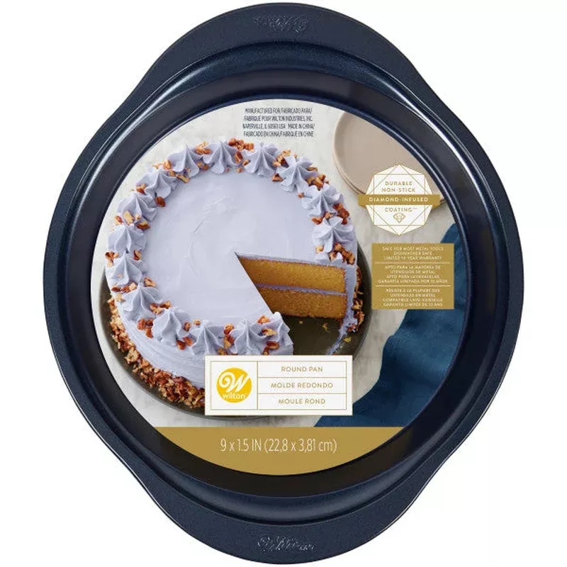 wilton-diamond-infused-non-stick-navy-blue-round-baking-pan-9-inch Wilton Diamond-Infused Non-Stick Navy Blue Round Baking Pan 9-inch