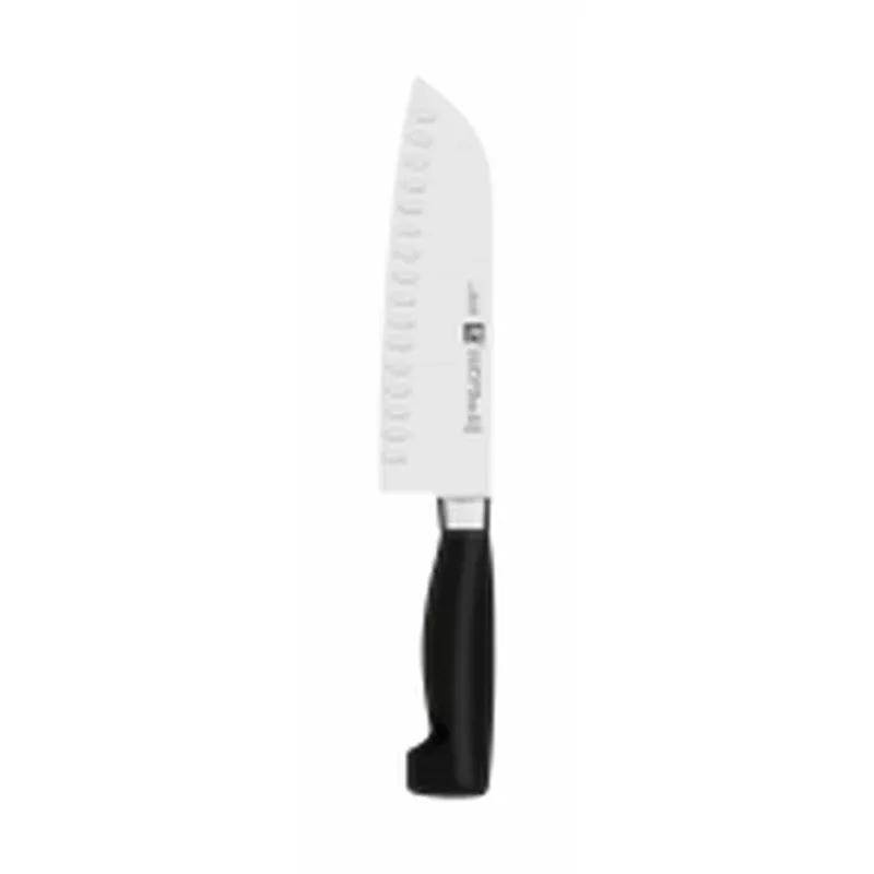 zwilling-four-star-7-granton-edge-santoku-knife ZWILLING Four Star 7″ Granton Edge Santoku Knife