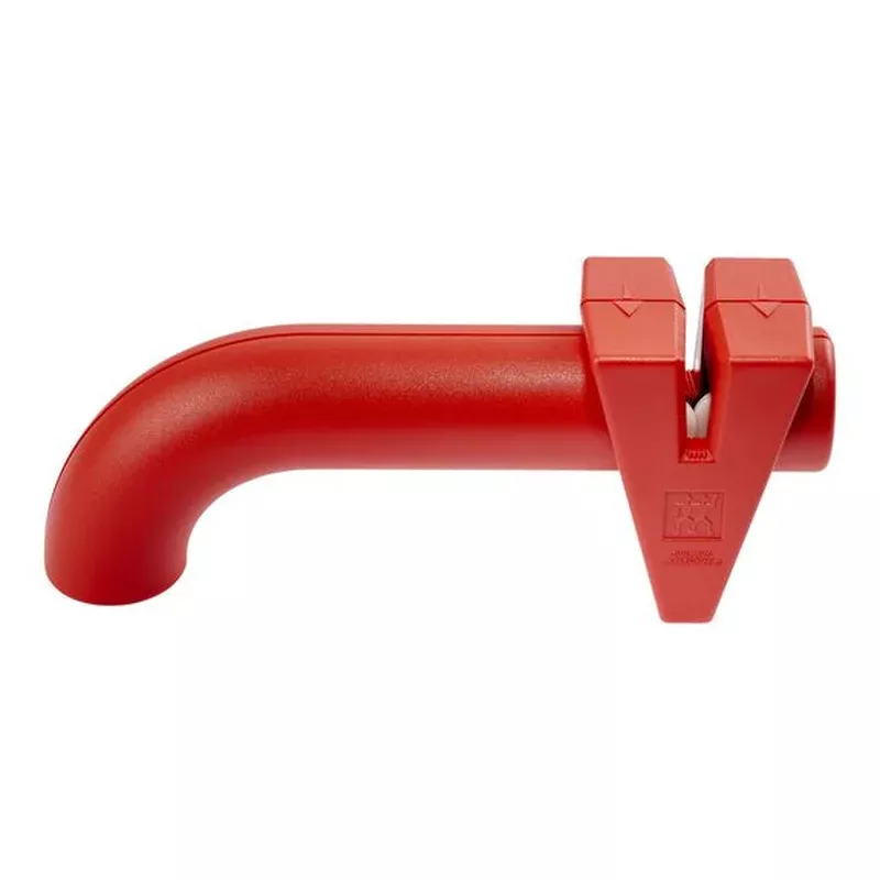 zwilling-twinsharp-pull-through-knife-sharpener-red Zwilling TWINSHARP Pull Through Knife Sharpener Red